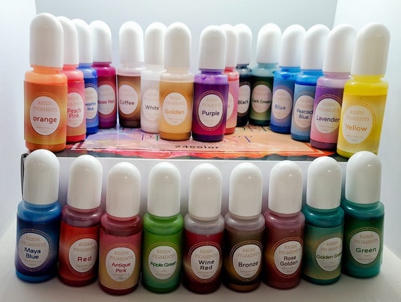 Epoxy UV Resin Dye: Organic Pearl Pigment Colorant (10ml)