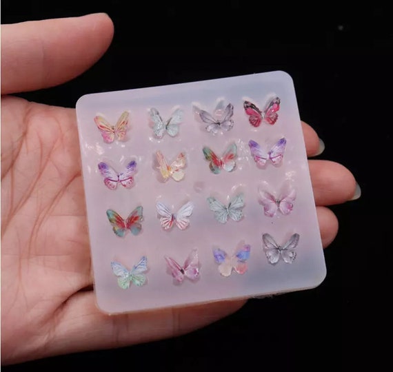 Butterfly Silicone Mold, 16 Cavity Mold, UV Resin, Resin Molds