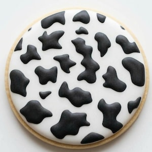 Cow Print Stencil - Reusable Mylar DIY Craft Stencil - Cow hide - Farm Pattern