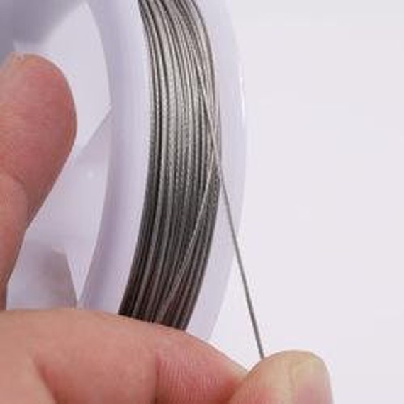 Beading Wire for Jewelry Making, Resistant Strong Line Stainless Steel Wire  Tiger Tail 