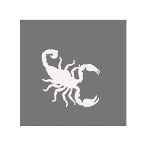 Scorpio Stencil - Reusable Mylar Stencil for Crafts, Walls, Furniture & DIY Projects - Multipurpose Stencil