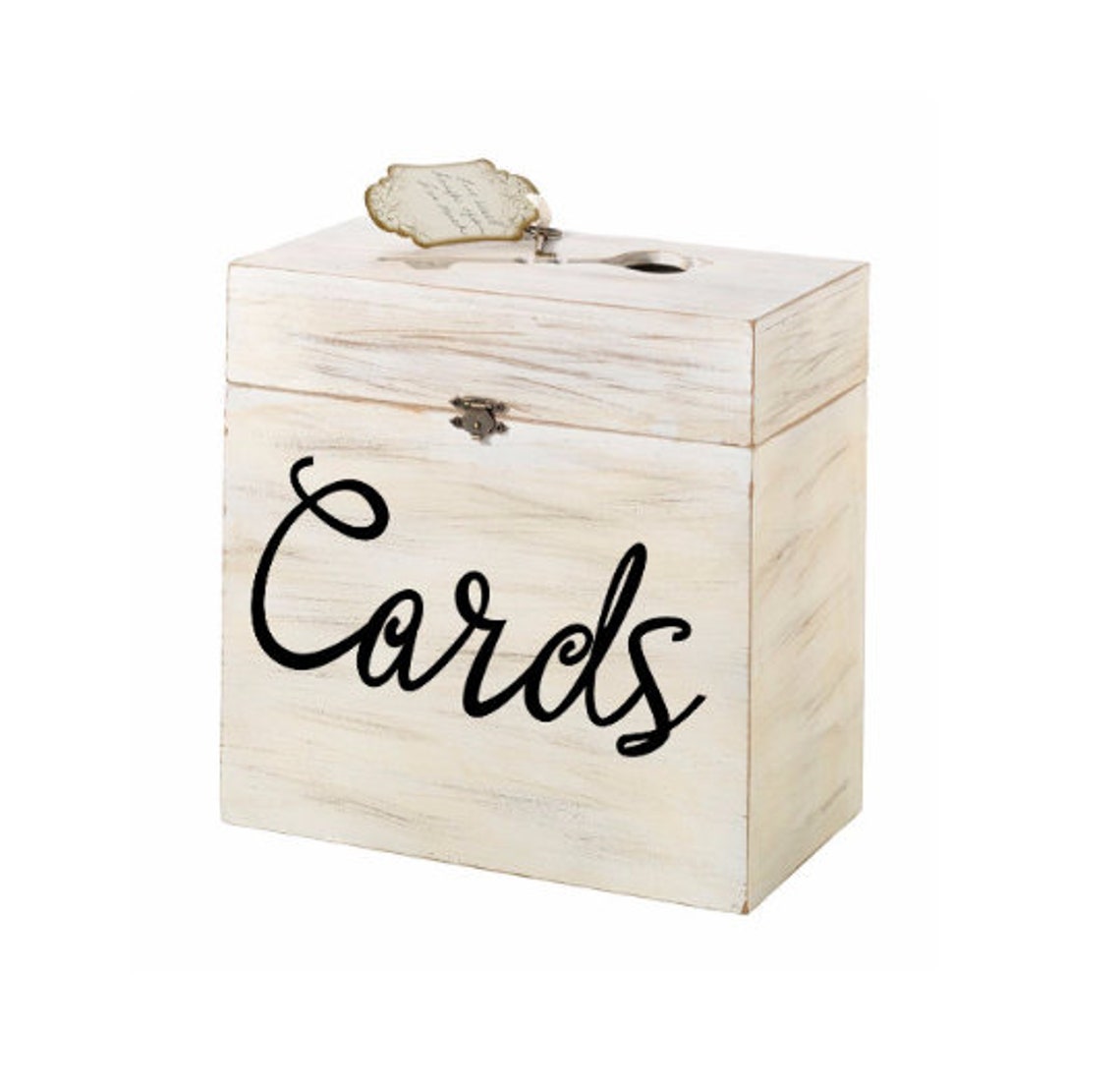 Cards Wedding Card Box Sticker: Script Vinyl Decal - Etsy Canada