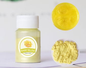 Epoxy Crafts Mica Powder, Magic Yellow for Nails & Soap, Craft Supplies