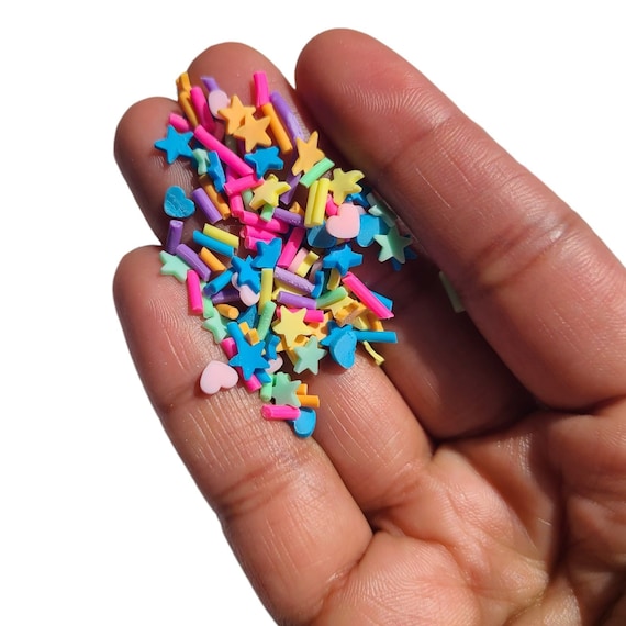 Rainbow Mix, Assorted Sprinkles With Cab, Faux Sprinkles, NON