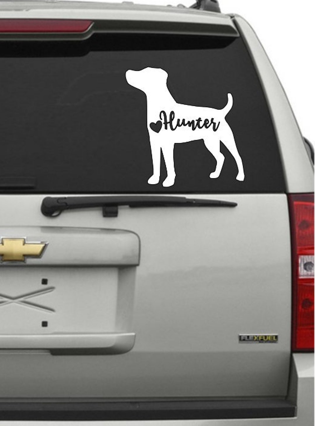 Jack Russell Decal Custom Decal Jack Russell Dog Etsy