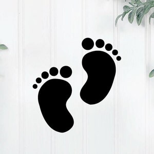 Reusable Baby Feet Cookie Stencil for DIY  Airbrush - Perfect for Baby Shower Cookies - Feet Stencil for Cakes  Crafts