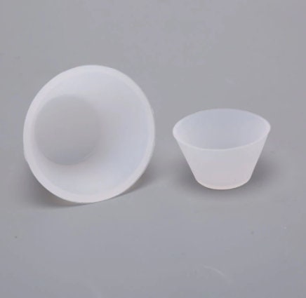Reusable Silicone Measuring Cup 350ml, 450ml Resin Mixing Silicone