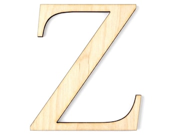 Laser Cut Wooden Zeta Letter | Greek Life Decor | Sorority & Fraternity | College Wall Art
