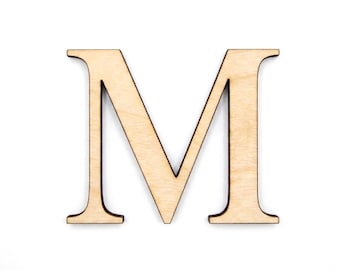 Laser Cut Wooden Mu Letter | Greek Life Decor | Sorority & Fraternity | College Wall Art