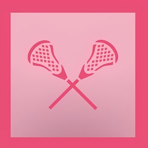 Reusable Lacrosse Cookie Stencil for Airbrushing - Sports Themed Baking Tool - Perfect for Decorating Cookies and Cakes