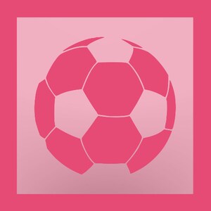 Soccer ball  Stencil - DIY Stencil - Stencil - Reusable Stencil