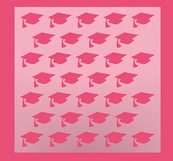 Graduation Cap Cookie Stencil: Reusable DIY Grad Decor