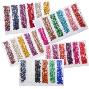 Broken glass stones crystals, uv epoxy resin filler, Multi pack, jewellery making, mould fillings, Craft Supplies, Irregular glass Shards
