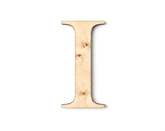 Laser Cut Wooden Iota Letter | Greek Life Decor | Sorority & Fraternity | College Wall Art