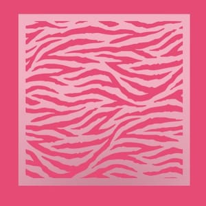 Tiger Print Stencil - Tiger Pattern Stencil - Cookie Stencil - DIY Stencil - Stencil - Multipurpose Stencil - Reusable Stencil