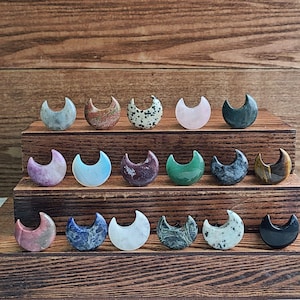Moon Vent Clips, Moon Crystal Car Charms, Car Accessories, Car Decor, Handmade car decor, Handmade