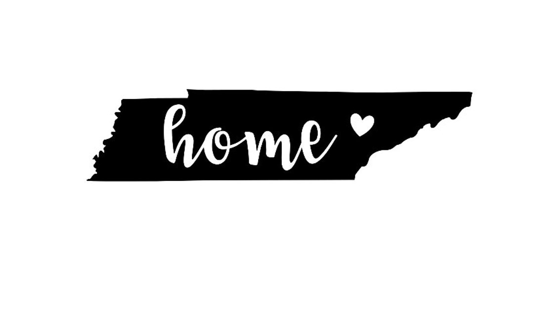 Tennessee State Decal Tennessee Decal tennessee Tennessee Home Decal