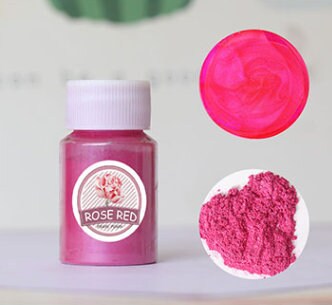 Shiraz Red Mica Powder for Epoxy Resin 56g / 2oz. Jar - 2 Tone Resin D
