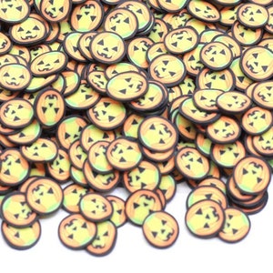 Pompoen Halloween polymeerklei hagelslag, ambachtelijke benodigdheden, spookachtige hagelslag, NIET-EETBARE nep polymeerklei hagelslag, Decoden Jimmies