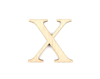 Laser Cut Wooden Chi Letter | Greek Life Decor | Sorority & Fraternity | College Wall Art