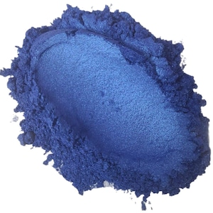 Sea Blue Cosmetic Grade Pearlescent Mica Powder For Nail Art, Bath Bombs, Soaps, Candles, Craft Supplies Epoxy Resin Wax Melts