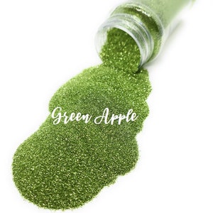 Green Apple Metallic Fine Glitter GL13, Craft Supplies