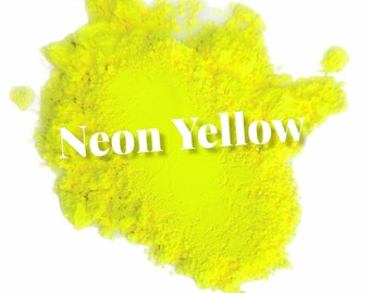 Yellow Fluorescent Pigment Color for Epoxy Resin, Mica Powder, Craft Supplies