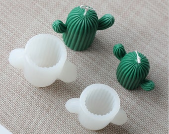 2 sizes-Plants/ Cactus Aroma Candle Mold, Craft Supplies