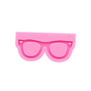 Shiny Glasses Keychain Mold  - Summer Glasses Silicone Mold - Epoxy Resin Mold - Silicone Key Chain Mold,Craft supplies,Resin Craft