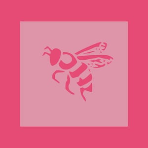 Bee Stencil for DIY Crafts - Create Bee-autiful Art with Ease - Honeybee Stencil