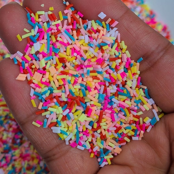 Colored Foam Fake Sprinkles, Colorful Fake Sprinkles