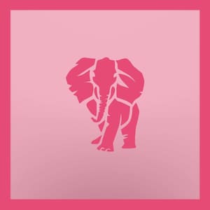 Kalahari Elephant Stencil - African Animal Stencil for DIY Crafts and Home Decor