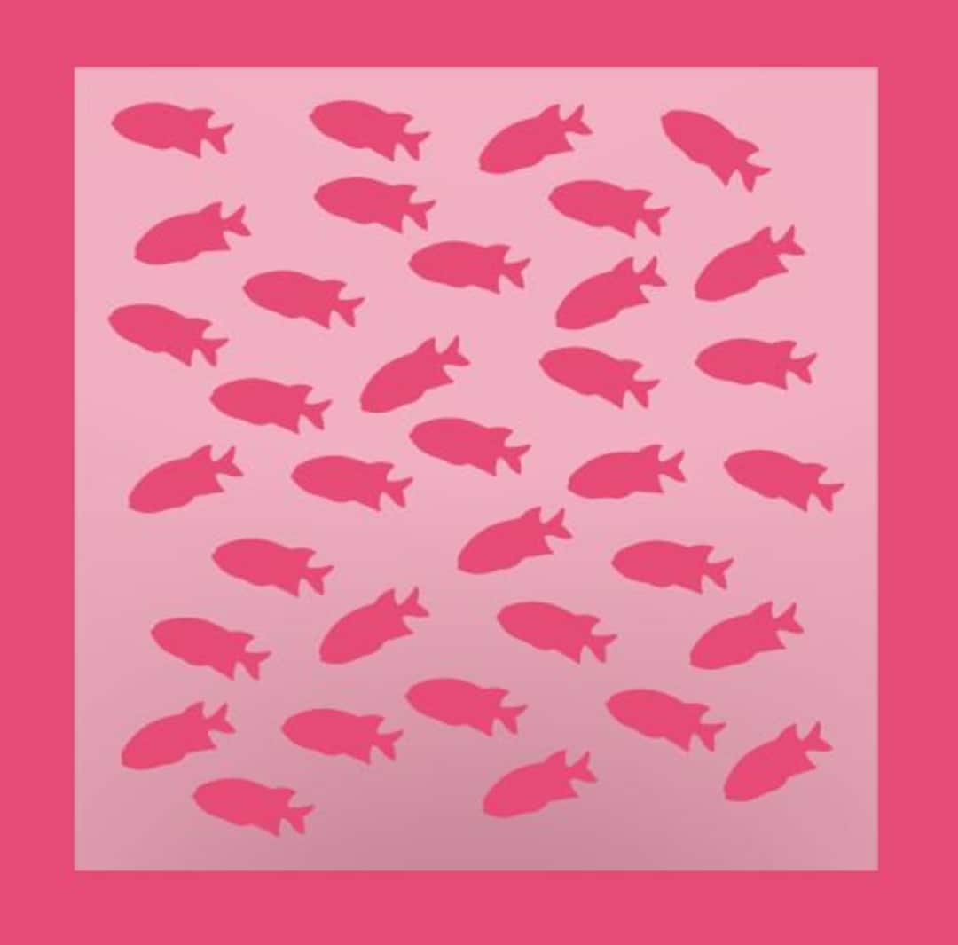Fish Cookie Stencil Fish Pattern Stencil Cookie Stencils airbrush Stencil Reusable Stencil Etsy