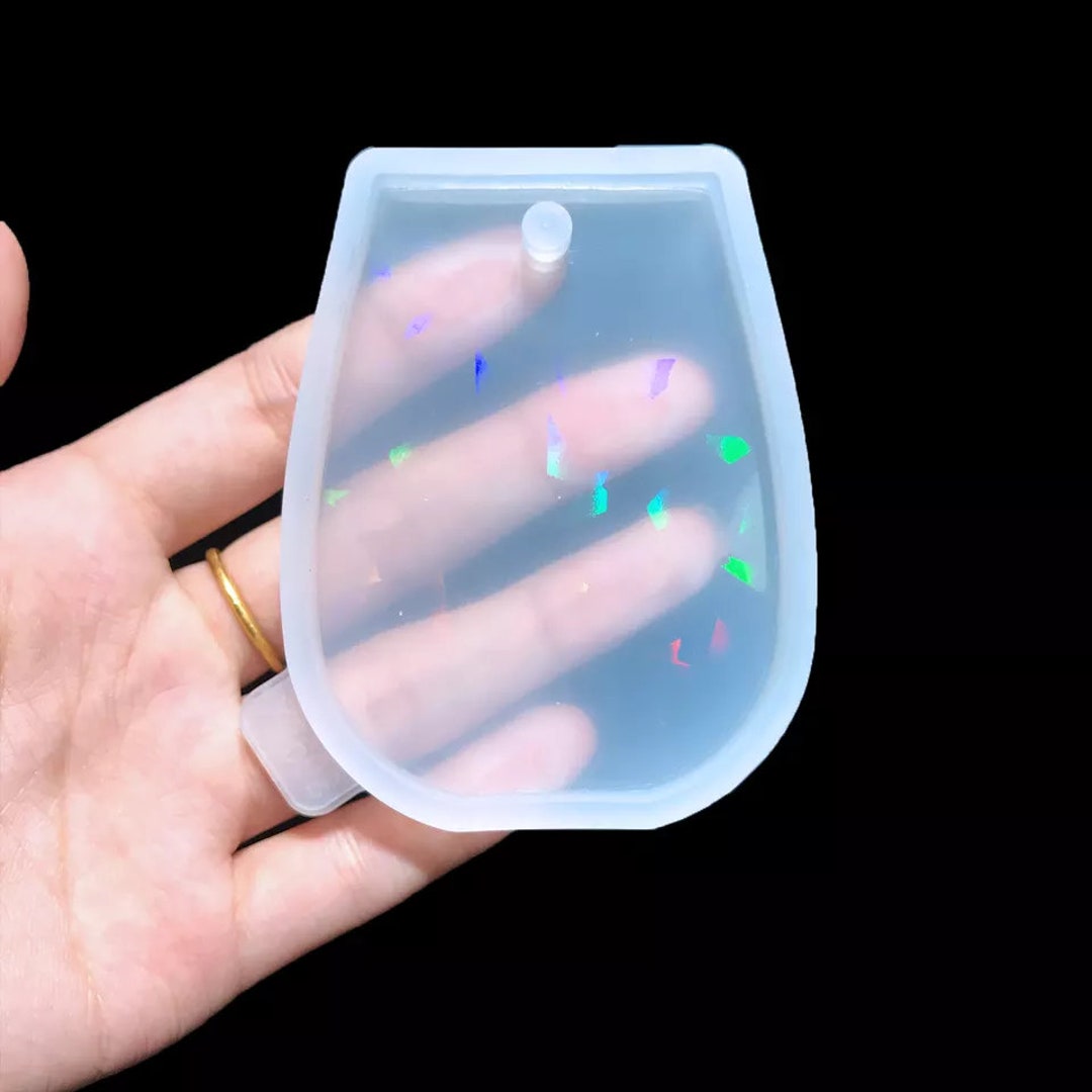 Holographic Wine Glass Silicone Mold Glass Silicone Mold Etsy