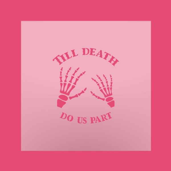 Til Death Do Us Part Stencil - Etsy
