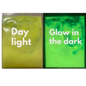 Pigmento di mica che si illumina al buio, colore per resina epossidica, polvere di mica, forniture artigianali