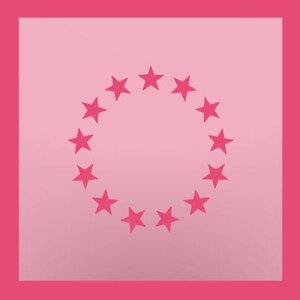 Betsy Ross Union & Stars Stencil - 13 Star DIY Craft Reusable Cookie Stencil for Patriotic Decor  Projects