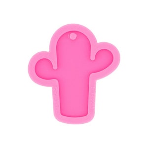 Shiny Cactus Keychain Mold - Cactus Keychain mold - Jewelry Making glitter epoxy - Silicone Keychain mold,Craft supplies,Resin Craft