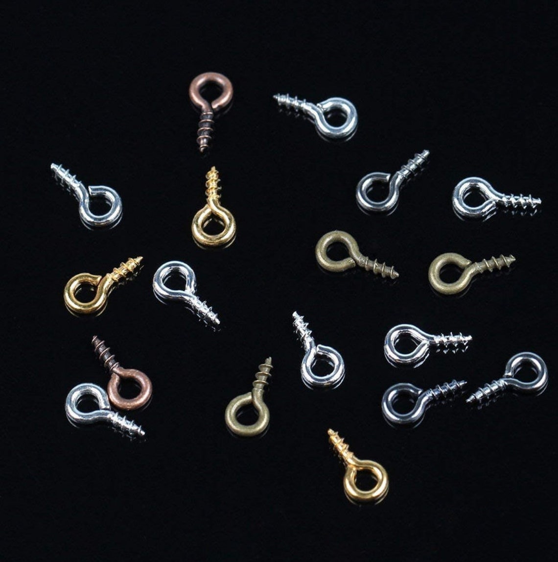 600 Screw Eye Pins for Bails for Jewelry Making Etsy