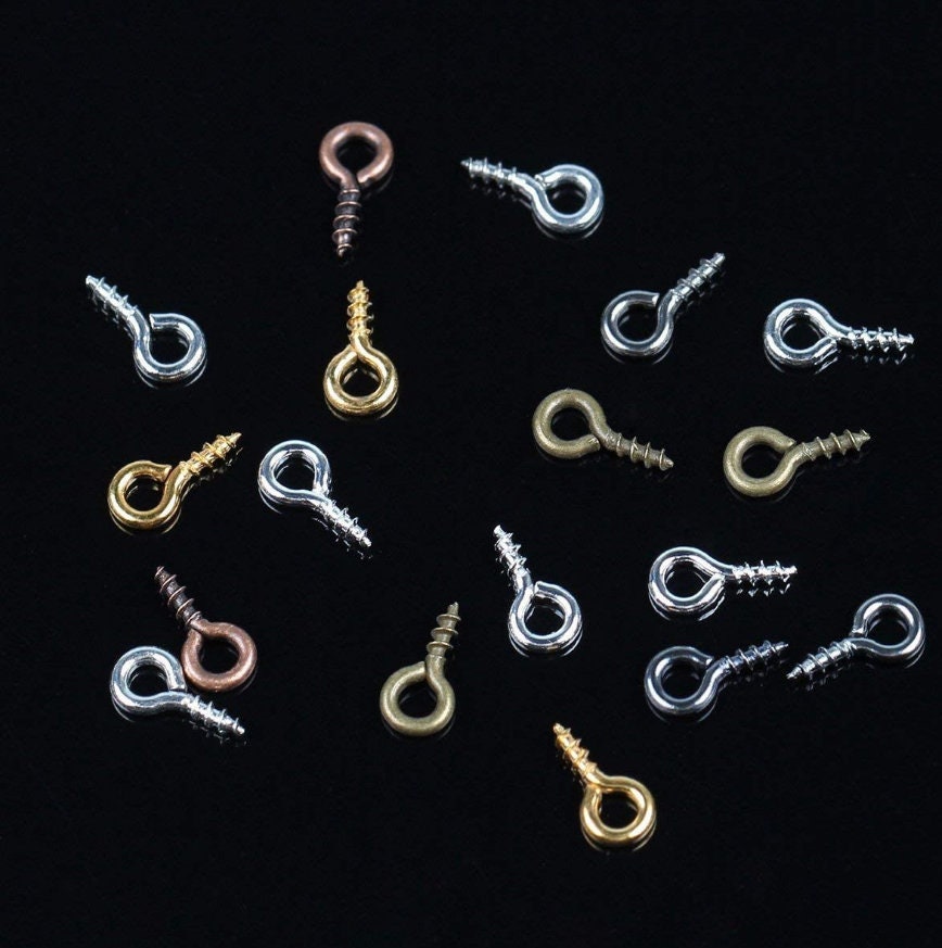 600 Screw Eye Pins for Bails for Jewelry Making Etsy