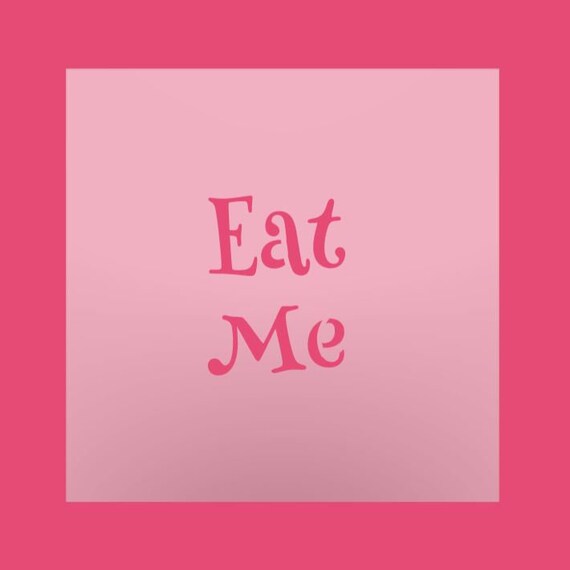Eat Me Stencil Cookie Stencil DIY Stencil Cookie Stencil | Etsy