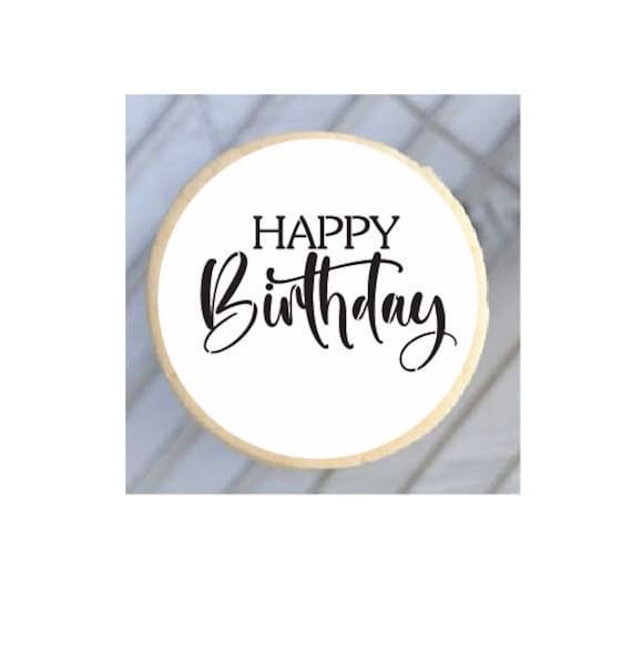 Words Cookie Stencil Happy Birthday Nb700354