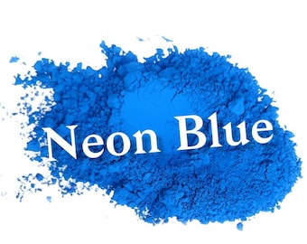 Blue Fluorescent Pigment Color for Epoxy Resin, Mica Powder, Craft Supplies