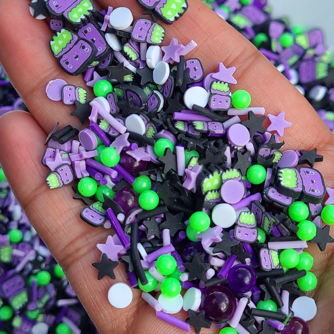Spooky Halloween Mix , Cute Cauldron Mix Polymer Sprinkles,non EDIBLE ...