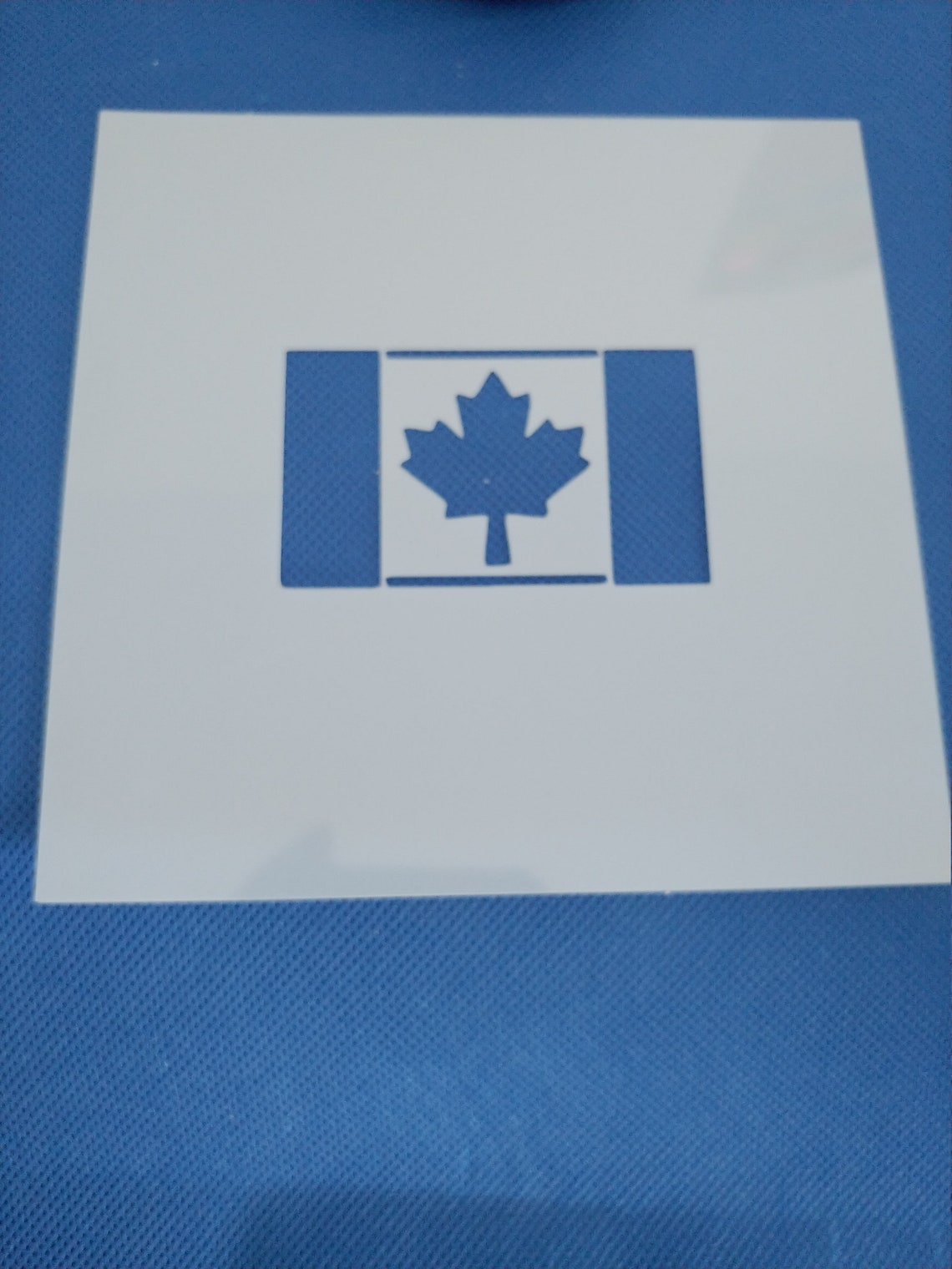 Canada Flag Stencil Cookie Stencil Canadian Flag Reusable Etsy