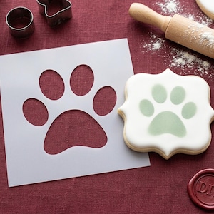 Reusable Paw Print Stencil: DIY Animal Artwork