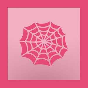 Estêncil de teia de aranha - Estêncil de biscoito - Estêncil de aerógrafo - Estêncil reutilizável
