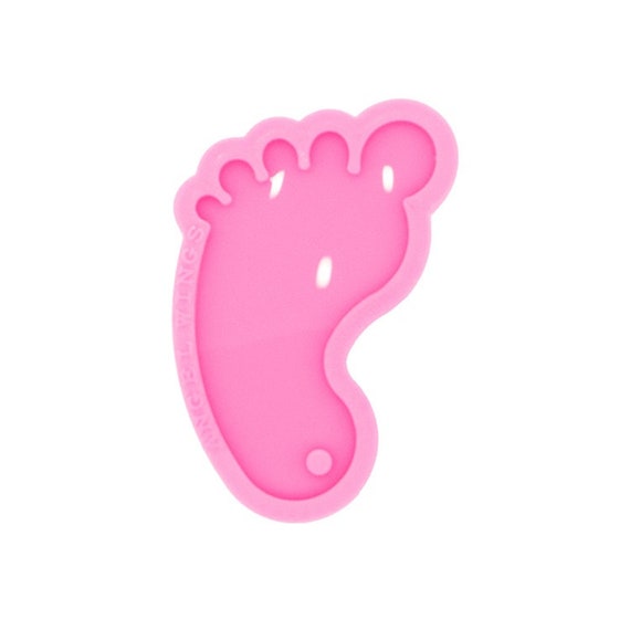 Figura abalorio huellas pies de bebé silicona - BabyTete