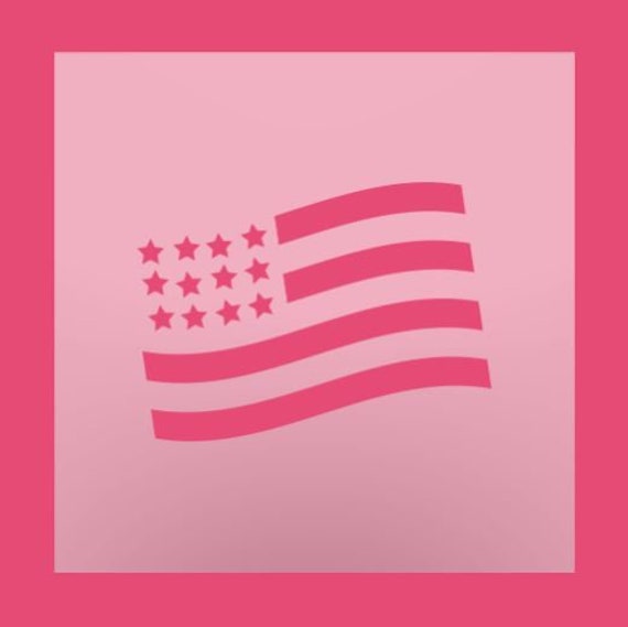high detail airbrush stencil american flag FREE UK POSTAGE
