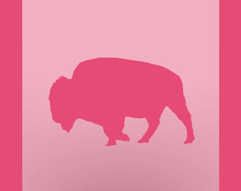 Reusable Buffalo Stencil: DIY Crafts & Cookie Decor